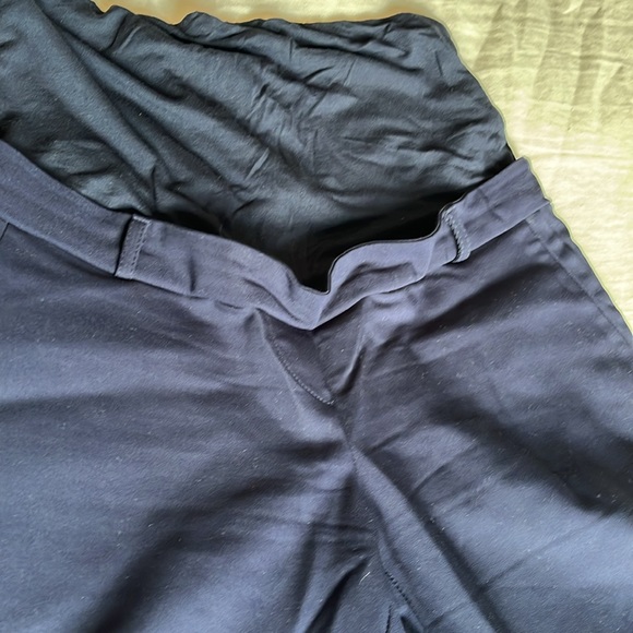 Envie de Fraise maternity pants navy sz 4 - Picture 4 of 6